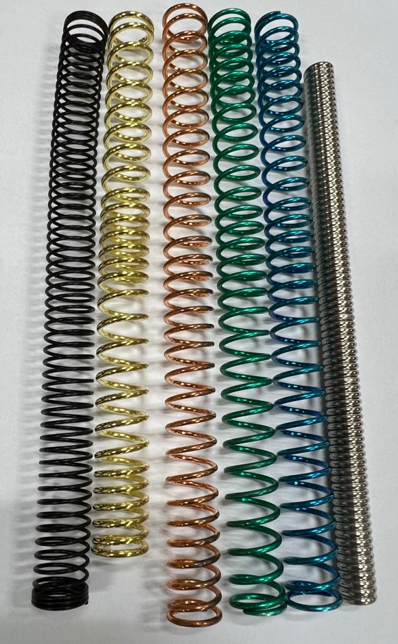 ばねの表面処理にはさまざまな方法があり